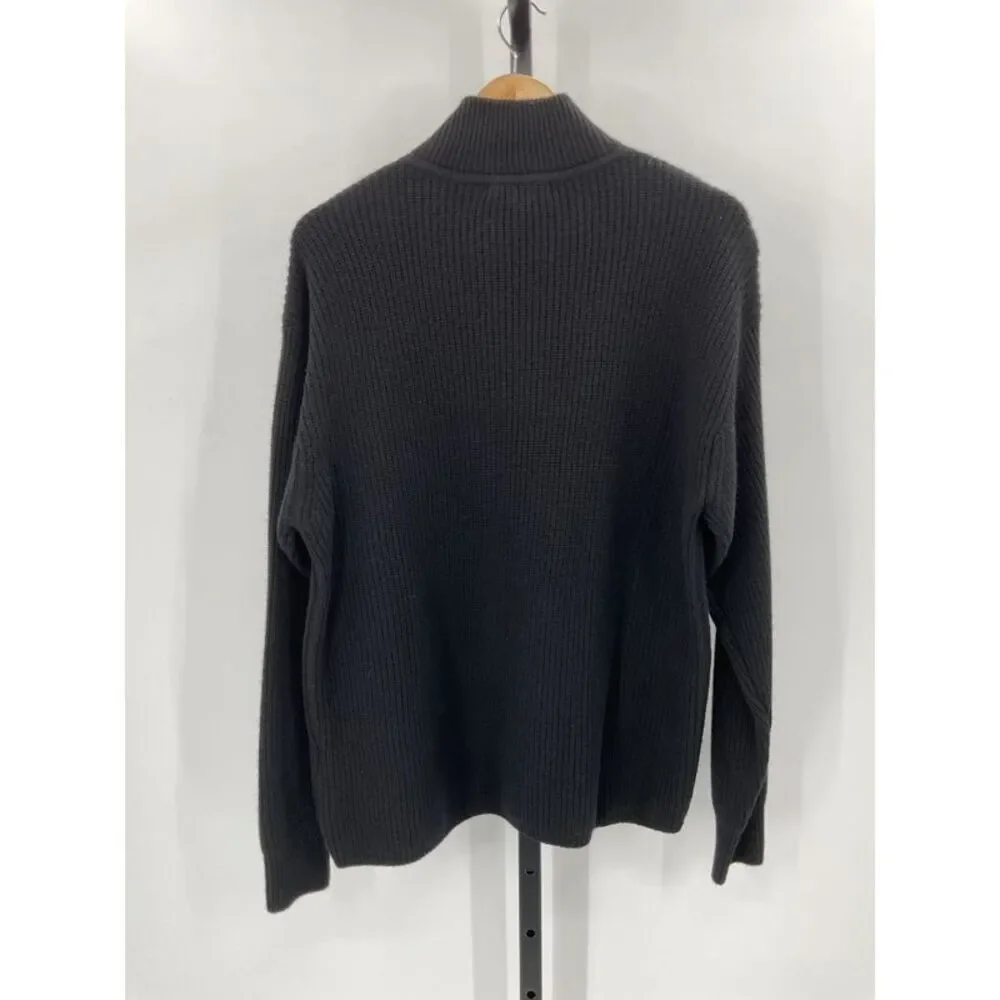 Quince Black Men's Sweater. Cashmere - Picture 3 of 3